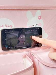 1 geantă de depozitare pentru spătarul scaunului auto, husă organizatoare auto suspendată cu design de ursuleț Tulip Rabbit - Spatar de depozitare - Vizualizare 5