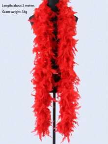 Boa de plumas, accesorios de disfraz para fiesta DIY, boas de plumas de colores, decoración de bufanda, adecuado para fiesta de cumpleaños, Halloween, Navidad, carreras de caballos, té, Nochevieja, concierto y decoración del hogar, boda de baile, actuación en el escenario, disfraz y accesorios de carnaval, suministros para fiestas, accesorios de disfraz de Halloween