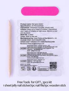 24 pezzi Unghie finte a mandorla stile minimalista oro e nero a forma di cuore, adatte per signore d'ufficio, uso quotidiano, appuntamenti, tè pomeridiano, attività all'aperto, con 1 lima per unghie, 1 colla gel, 1 bastoncino di legno