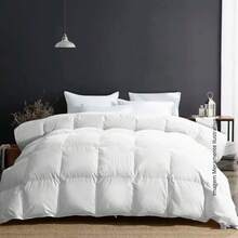 Soutextil Queen Duvet 2.40x2.60 - King Double Sided Microfiber Extra Soft Filling White 1 Piece - 白色 - 查看 4