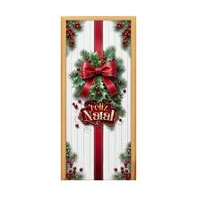 Decorative Christmas Door Cover In Sublimated Fabric 0.85x2.10 - CP-450 - View 2