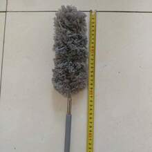 1 Set ausziehbarer, extrafein fasriger Staubwedel, wiederverwendbar, waschbar, biegsam mit teleskopischem Griff, geeignet für Zuhause und Büro - ideal zum Reinigen von Deckenventillatoren, Fenster und Möbeln. Extrafein faseriger ausziehbarer manueller Staubreiniger für Klimaanlage, Federn, Auto und Möbel zu Hause