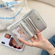 芭蕾舞女孩 - 精致复古小钱包精致小众设计ins风格女士钱包迷你钱包钱包可爱钱包钱夹Y2K - 彩色 - 查看 3