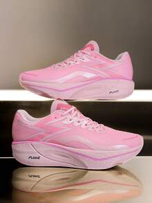 Men's Lightweight Breathable Cross-Training Sneakers - Low-Top Athletic Shoes With Shock Absorption, Arch Support And Non-Slip Sole Design, Suitable For Gym, Running, Hiking, Casual And Outdoor Activities - Pink - View 3