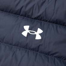 Under Armour 男子純色立領運動防風保暖絎縫羽絨服 - 藍色 - 查看 6