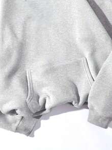 Sudadera hoodie sweatshirt dama mujer gorro capucha manga larga estampado Crossaint Pan Postre Tierno Francés otoño invierno - Gris Claro - Ver 5