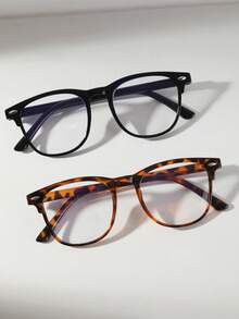 3 Pairs Of Unisex Glasses Suitable For Computer Reading, Gaming, TV Watching, Smartphone Use, Etc. - Multicolor - View 18