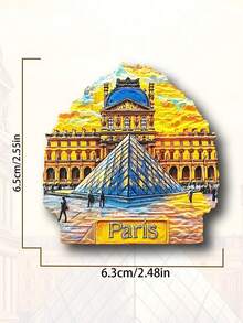 1 pieza Imán de nevera con diseño de Francia, Bélgica y Luxemburgo, recuerdo de viaje y decoración del hogar