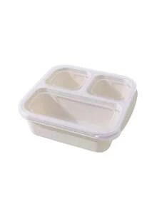 1 件 4 格便当盒、零食容器、便当盒、食品储存容器、可重复使用、餐食准备午餐容器、轻便、可堆叠、微波炉、冰柜、洗碗机、便当盒、易于包装各种零食和水果，可轻松放入背包或午餐袋 - 彩色 - 查看 16