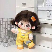 [Clothes Only] Creative New 20cm Celebrity Doll Cute Big Mouth Bib Pants, No Attributes, High-Quality In Stock, Also Suitable For Other 20cm Dolls - Multicolor - View 4