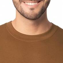 Men's Crewneck Sweatshirts, Wicking & Breathable, Sizes S - 4X, Comfort - Golden Pecan - View 3