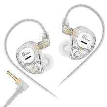 KZ Taurus In Ear Monitor IEM Earbuds, Dual 8mm Dynamic Drivers For Powerful Bass In Ear Headphones, Comfortable Fit Iems For Gaming, 2-Pin Gold-Plated Wired Earbuds For Singers - 透明色 - 查看 1