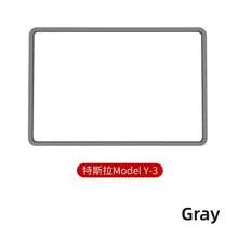 For Y Silicone Protective Frame Edge Cover Central Control Car Accessories Navigation Screen Protector Pink White Grey Black