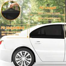 ANNA TOSANI 2 Pack Parasol de Coche, Parasol para Protección Coche, Doble Tejido paraáxima Protección Rayos UVA y Anti-Mosquitos - 1 - Ver 5