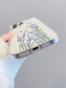 1pc Colorful Vintage Plant Leaf Pattern Painted Anti-Drop Transparent Large Hole Magnetic Phone Case, Minimalist Luxury, High-End Business, Anti-Dirty, Durable Compatible With IPhone, Galaxy S25 Ultra, S24 Ultra, S22, S21 Ultra, S21 FE 5G, S23, S23+, S23 Ultra, S24, A13 5G, A22 5G, A33 5G, A53 5G, A52 5G, A17/A56/A34/A35/A25/Pixel6a/Pixel7/Pixel8/Pixel9/Pixel10 Pro XL Series