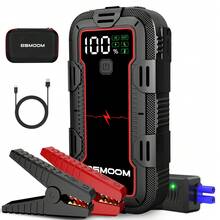 26800mAh Digital Display Car Battery Jump Starter With 12V And USB, Universal, Up To 8L Gasoline, Compatible With All Cars, Portable Power Bank, Fast Charging, Large Screen, And Lighting - B03 - View 8