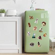 Funny Dog Meme Accessories Decoration Fridge Magnet(12 Pack) Cute Dog Merch Supplies Decor Accessory Party Gifts Cruise Door Room Decor  Bumper Cabinets Sticker Decal Reusable Vinyl - DogMeme - Xem 8