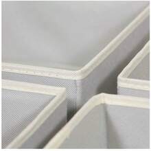1/4 Packs Foldable Cloth Storage Box Closet Dresser Drawer Organizer Fabric Baskets Bins Containers Divider For Clothes Underwear Bras Socks Clothing