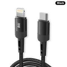 BinBoom 30W 兼容苹果充电线 [MFi 认证] Lightning 数据线 [快速充电 & 高速] USB-C 充电线，兼容苹果 14/13/12/11 Pro/XS Max/XR/XS/X/8/7/Plus/6S/6/SE/iPad/Mini - 彩色 - 查看 8