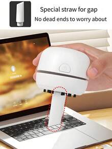 1 Mini Aspirador de Pó, Leve e Durável, Aspirador de Mesa, Ideal para Limpar Pequenas Partículas, Projetado para Teclado/Casa/Escola/Escritório - Multicolorido - Ver 3