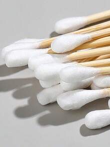 1800/1500/1000/500/300/100pcs High Quality Double-Headed Cleaning Swabs, Beauty Salon Buds, Cosmetic Wooden Cleaning Swabs, Beauty And Personal Care Tips, Round Disposable Ear Cleaning Swabs For Home Use, Suitable For Ear And Nose Cleaning, Multipurpose Beauty And Cleaning Tool, High Quality Beauty Tool