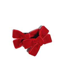 2pcs Flocked Bow BB Hair Clips, Cute Pet Accessories For Long/Short Hair Cats & Dogs - Multicolor - View 14