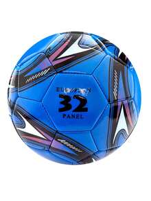 Soccer Ball For Adults Size 5 Of Excellent Quality - Blue / Black - View 1