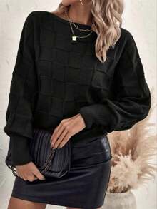 Women Sweaters - Black - View 2