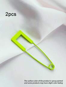 Fluorescent Color Brooch Pins, Decorative Pins For Clothes, Hats, Bags, Etc. - Multicolor - View 21