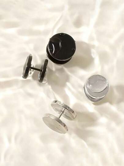 1/2/4/8 peças fecho espiral simples para colarinho - removível, adequado para aperto perfeito de colarinhos, punhos, botões de suéter - acessórios decorativos para botões