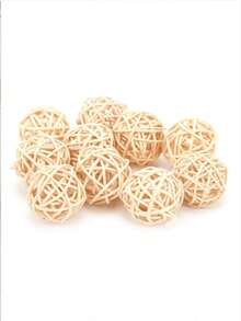 2/3/5pcs Rattan Ball Toys, 5cm Parrot Foot Grab & Chew Small Ball Toys, Rattan Parrot Toys - View 11