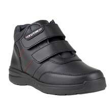 Botín Escolar Yuyin Para Niño 24352 Negro, Botas Cómoda De Vestir Para Niños Ligera Ajuste De Doble Broche, Calzado Estilo Bota Escolar Antiderrapante para la Escuela - Negro - Ver 6