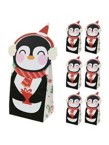 24 cajas de regalo navideñas - Embalaje de regalo para pequeños negocios, suministros para fiestas y decoración navideña - Multicolor - Ver 7
