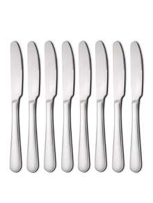 2/4/8/12/24pcs Stainless Steel Steak Knives Set, Suitable For Home Kitchen, Hotel, Restaurant, Wedding, Festival Gift