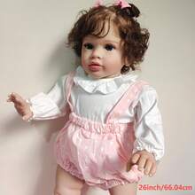 NPK 26 Inch Pippa Fully Dressed Reborn Doll, Oversized Infant Size, Lifelike Soft Touch 3D Skin Art Doll For Girls - Cloth Body - View 2