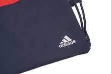 Adidas Gym Bag Zipped Front Pocket FURTHER REDUCED PRICE FROM £14.95 NOW ONLY £10.95 Red/Navy FREE UK DELIVERY - Red - View 3