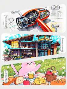 TouchMark Neuankömmling Gut aussehende, einfache Strumpf-Ölbasierte Markerset mit doppelseitigen, speziell für Studenten geeigneten Anime- und Kunstmalerei-Neuheiten, 3 Arten zur Auswahl, professionell in Markern, 20 Jahre nachfüllbar, große Füllmenge