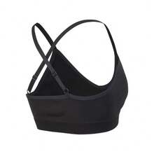 Puma Women's New Fitness Training Breathable Casual Removable Padded Criss-Cross Sports Bra 524362-01 - Black - View 7