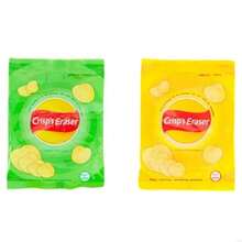 4PCS Realistic Potato Chip Shaped Erasers For Kids Writing Student School Supply - Multicolor - View 2