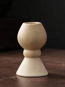 1 sfeșnic ceramic vintage, suport pentru lumânări în stil roman minimalist, accesoriu de decor pentru casă, potrivit pentru cina la lumina lumânărilor, cadou potrivit pentru decorarea camerei de zi și a dormitorului