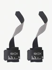 SKDK Fitness Lifting Straps | Wrist Straps For Weightlifting, Deadlift Straps, Weight Lifting Straps For Men Women, Gym Lifting Grips. - Grey - View 10