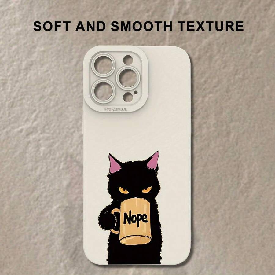 Lindo regalo de gato pequeño para hombres y mujeres, funda protectora de teléfono personalizada, elegante y sencilla, con protección contra golpes y caídas, suciedad y durabilidad, adecuada para 17/17 Pro/17 Pro Max/17 Air/ 16/16 Pro/16 Pro Max/16 Plus/ 15/15 Pro Max/15 Pro/15 Plus/ 14/14 Pro/14 Plus/14 Pro Max/ 13/13 Pro/13 Pro Max/12/12 Pro/12 Pro Max/11/11 Pro/11 Pro Max/XR/X/XS/XS Max. Es el regalo de cumpleaños perfecto para novias, novios, esposos, esposas, amigos o para uno mismo, innovador y a la moda, adecuado tanto para hombres como para mujeres.Interesantes y únicas fundas de teléfono multicolor populares en negro y blanco - Blanco 1391 - Ver 1