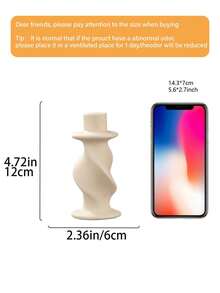 1 sfeșnic ceramic vintage, suport pentru lumânări în stil roman minimalist, accesoriu de decor pentru casă, potrivit pentru cina la lumina lumânărilor, cadou potrivit pentru decorarea camerei de zi și a dormitorului