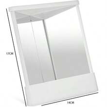 Makeup Vanity Mirror True Mirror Non Reversing Double Sided Magnifying Side Inverted Standing For Vanity