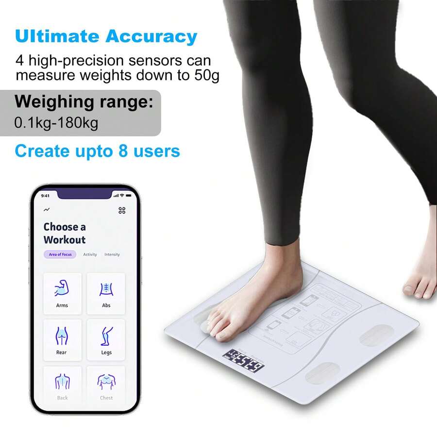 Body Weight Scale - White - View 1