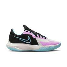 Nike Full-Wrap Cushioned Support Daily Training Men's Basketball Shoes, New Wear-Resistant Grip High-Performance Basketball Sneakers, Fashionable Multicolor Mixed Design Versatile Mid-Top Basketball Shoes, Court Weapon DD9535-102 - White, Blue and Black - View 3