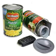 1PC Hidden Compartment Diversion Safe Stash Can Secret Hiding Container Tin Kitchen Cupboard Hide Cash Keys Cards Or Other Valuables