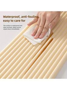 WholeNight 1 卷 2M 超厚超宽婴儿保险杠防护带，纯色 XPE 泡沫材料，可定制设计，自粘，柔软防水，条纹网格防撞设计，适用于保护墙角、窗台、床头和家具边缘，适合日常家居使用。 - 彩色 - 查看 7