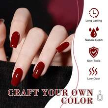 LIMEGIRL Jelly Gel Nail Polish Set 60 Colors Neutral Gel Polish Set Blue Red Pink Colors All Season Gel Nail Manicure Starer Kit DIY Salon At Home - 彩色 - 查看 5