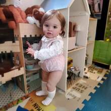NPK 26 Inch Pippa Fully Dressed Reborn Doll, Oversized Infant Size, Lifelike Soft Touch 3D Skin Art Doll For Girls - Cloth Body - View 4
